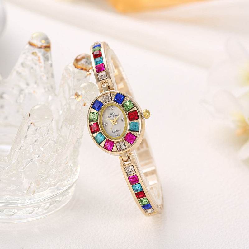 Minority Fashion Women's Quartz Watch - Stylish Gold & Silver Elegance - Buy Center