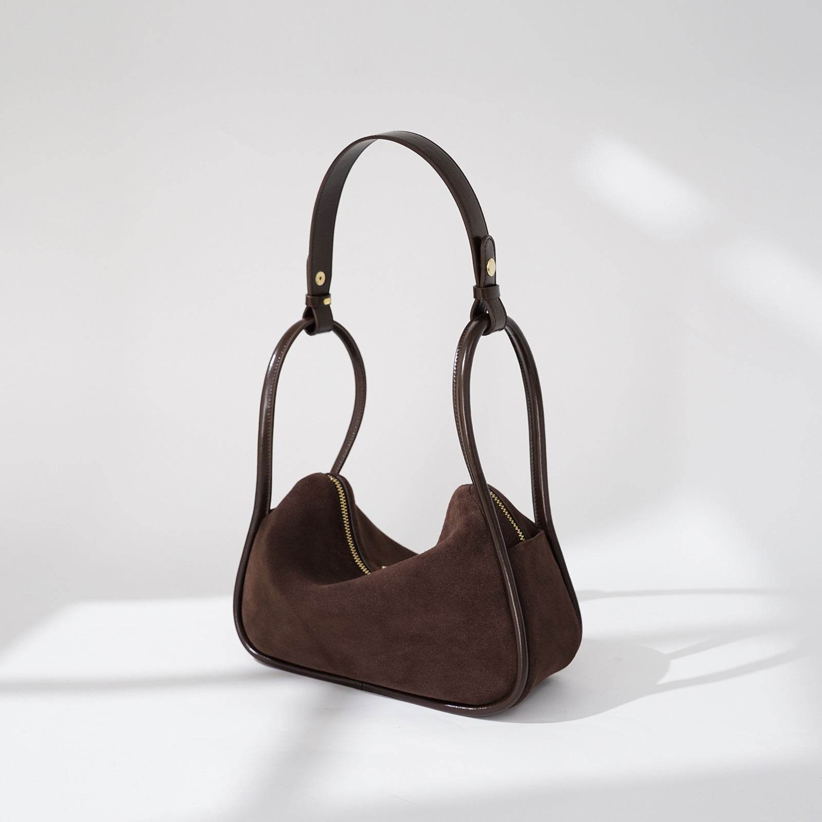 Women's Frosted Pillow Handbag - Stylish Burgundy & Coffee Shoulder Bag - Buy Center