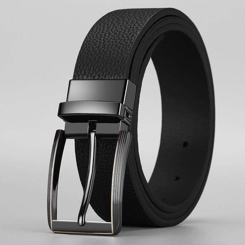 Boys Trend Advanced Texture Belt - Double-Sided, Rotatable Pin Buckle - Buy Center