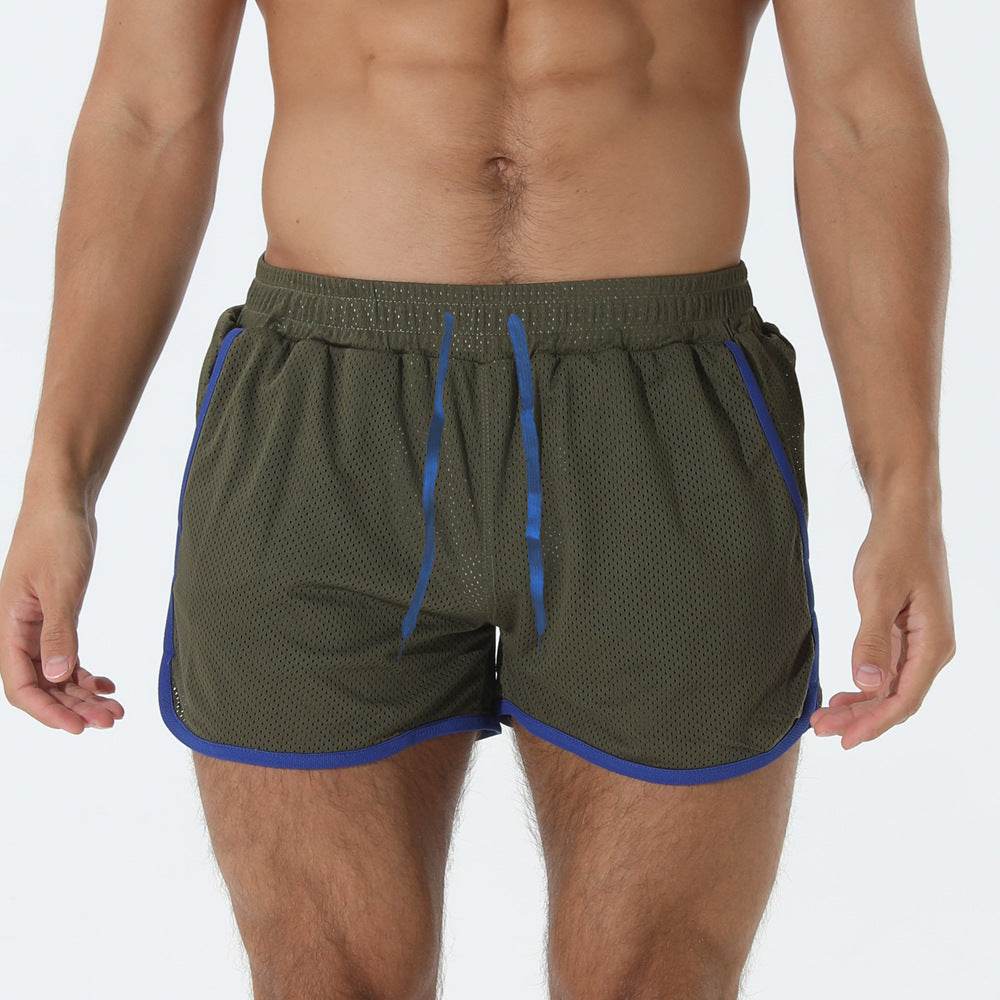Men's Quick-Drying Mesh Shorts - Stylish Solid Colors for Sports - Buy Center