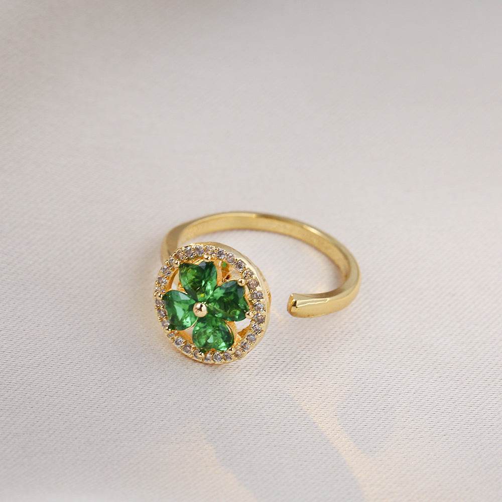 Buy Center Fully Jeweled Loving Heart Ring - Unique Temperamental Style - Buy Center