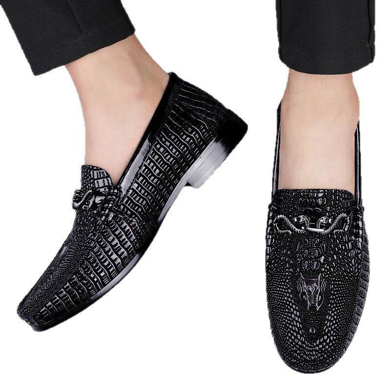 Buycenter Gommino Men's Leather Shoes - Soft Cowhide, Low Heel Design - Buy Center