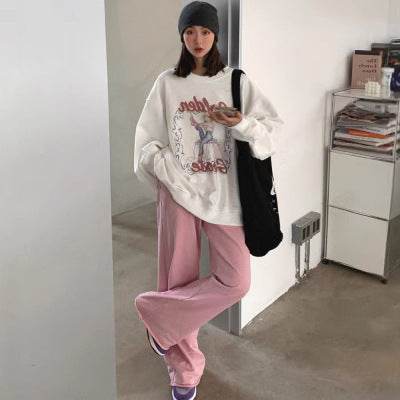Slim Fit Long Sleeve Pullover for Women - Elegant Round Neck Style - Buy Center