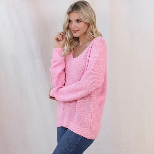 Autumn Slim Fit Women's Sweater - Trendy Long Sleeve Pullover Top - Buy Center