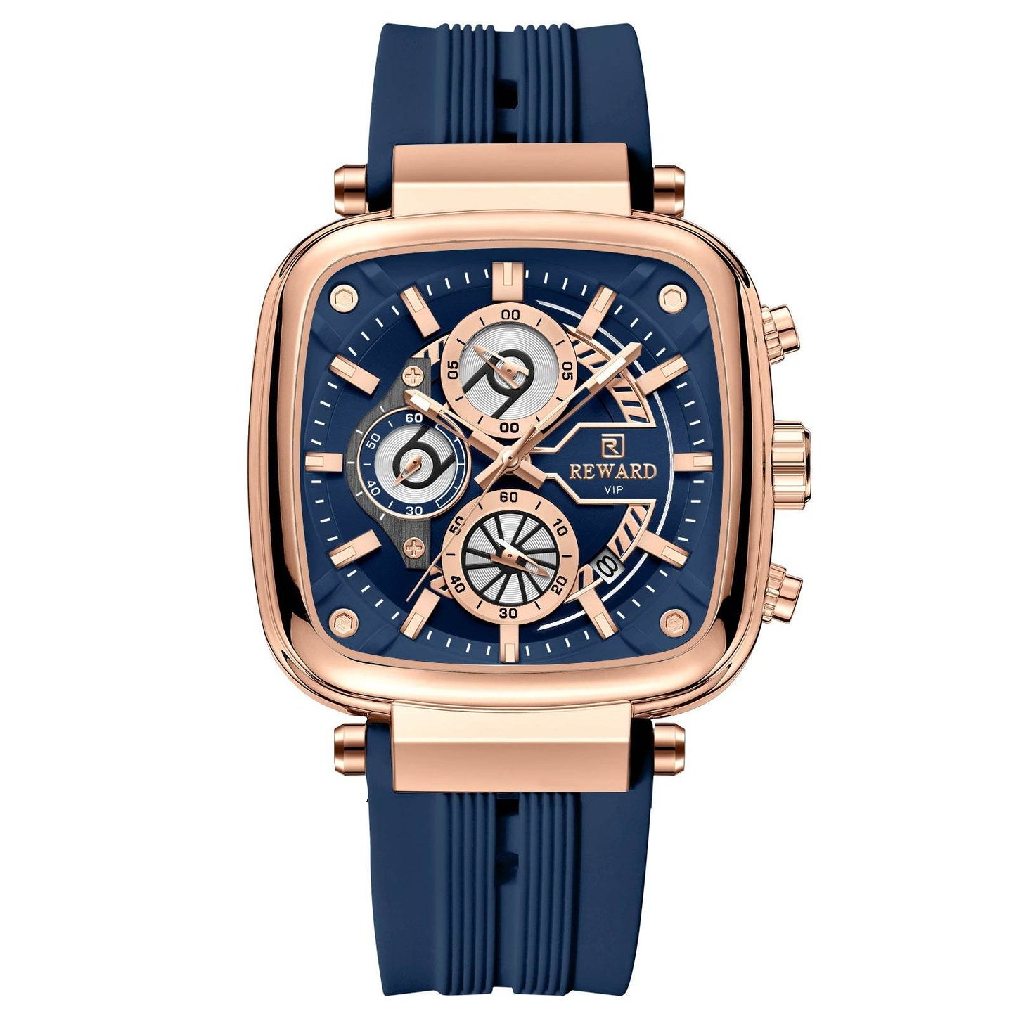 Buy Center Multi-Function Men's Sports Quartz Watch - Silicone Strap - Buy Center