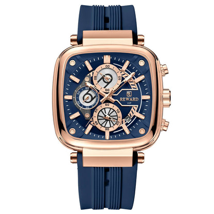 Buy Center Multi-Function Men's Sports Quartz Watch - Silicone Strap - Buy Center
