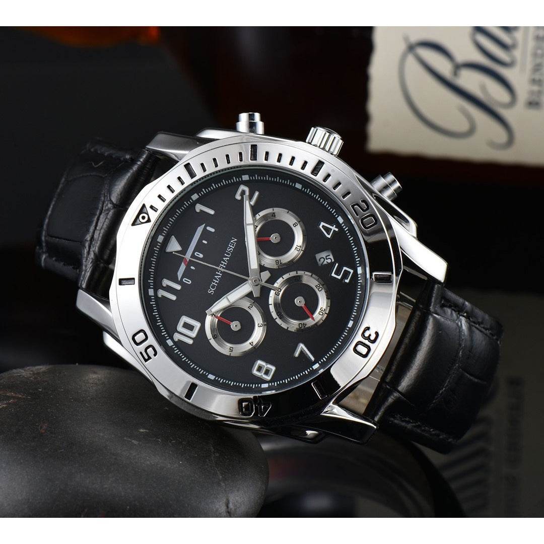 Buycenter Six-Pin Quartz Men's Business Watch - Stylish Full-Function Design - Buy Center