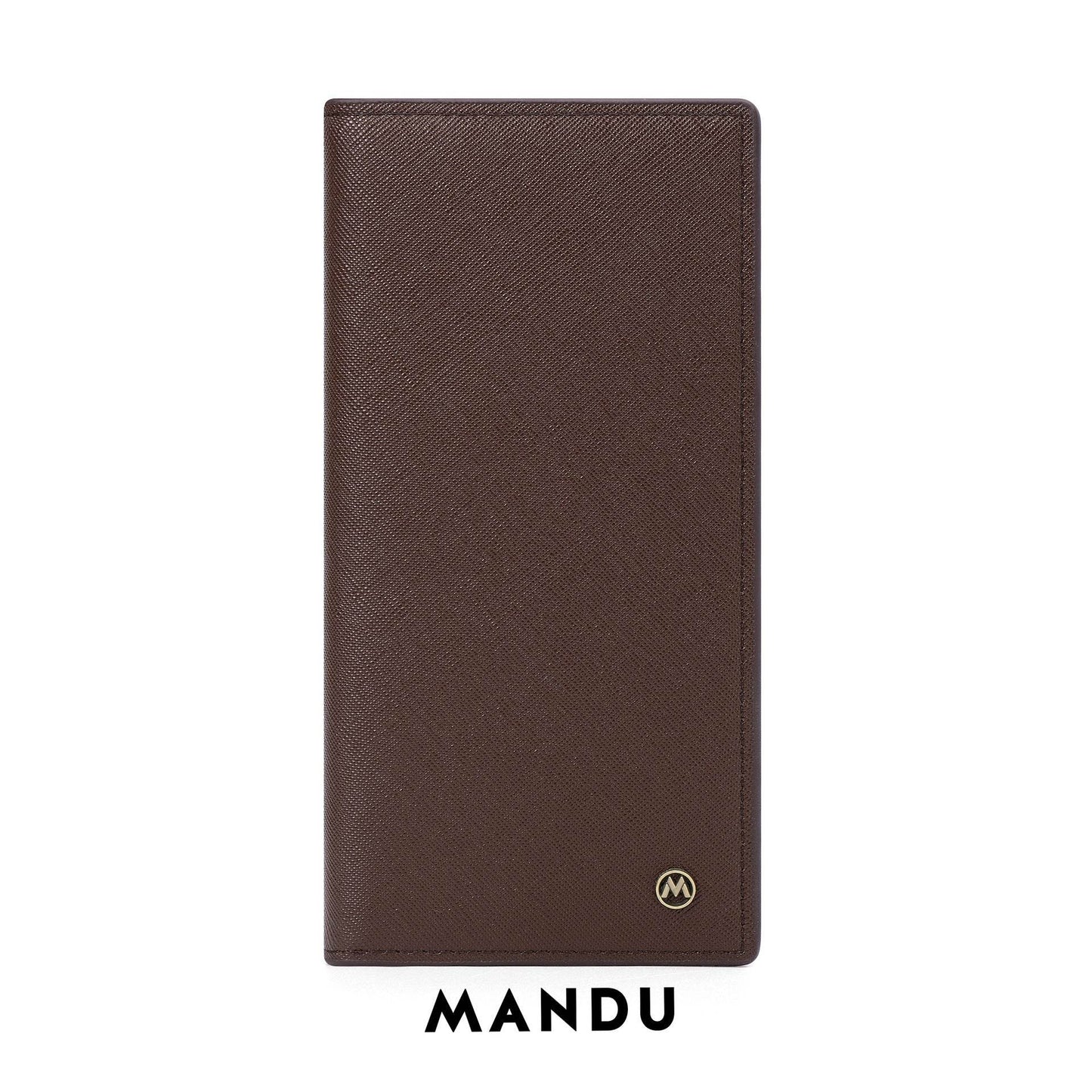 Men's Long Wallet - Stylish Cross Pattern, Ultra-Light and Wear-Resistant - Buy Center