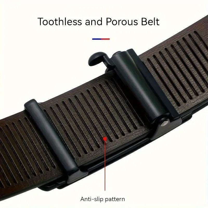 Stylish Casual Belt - Durable PU Leather Automatic Buckle for Any Outfit - Buy Center