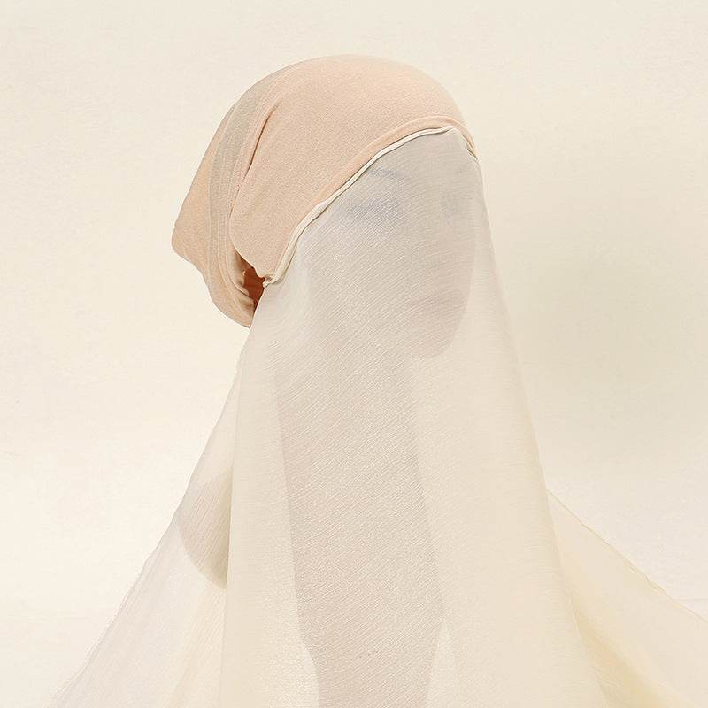 Bright Silk Island One-Piece Headscarf - Lightweight & Stylish for Any Occasion - Buy Center