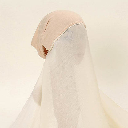 Bright Silk Island One-Piece Headscarf - Lightweight & Stylish for Any Occasion - Buy Center