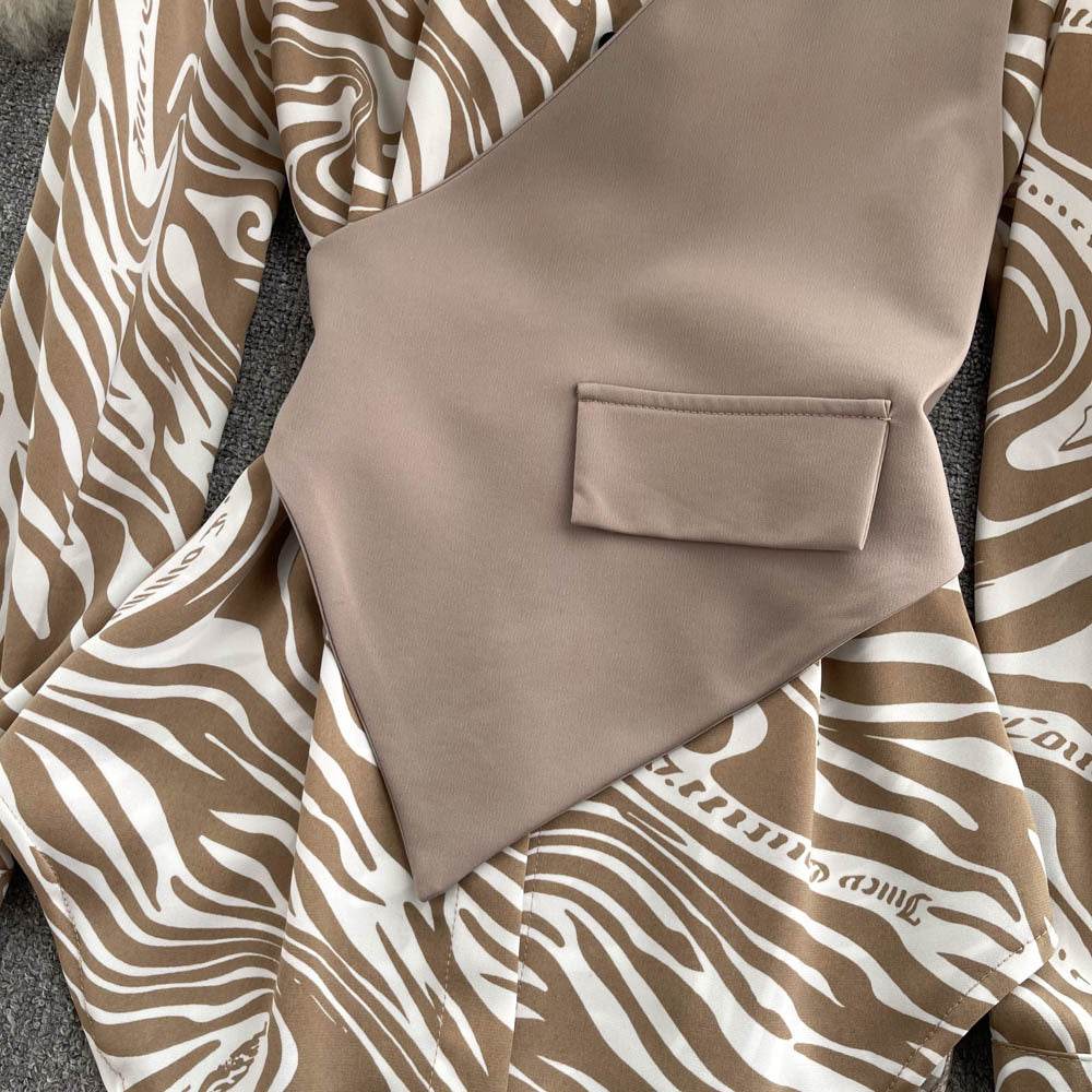 Loose Striped Long Sleeve Top - Stylish Blouse in 3 Colors for Elegance - Buy Center