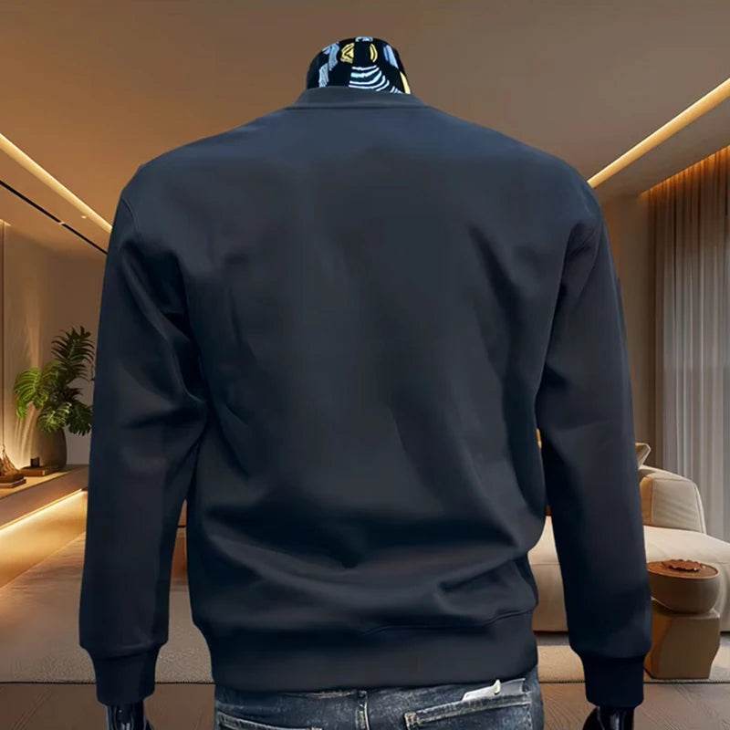 TLIT Printed Pullover Hoodie for Men - Casual O-Neck Long Sleeve Wear - Buy Center