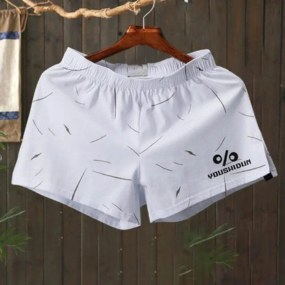 Comfortable Men's Home Lounge Pants - Soft Breathable Boxer Shorts - Buy Center