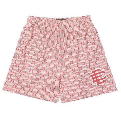 Eric Emanuel Men's Floral Printed Mesh Shorts - 2025 Summer Gym Style - Buy Center