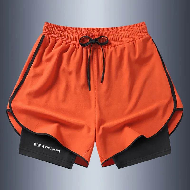 Men's Summer Casual Shorts - Anti-Exposure Double-Layer Running Pants - Buy Center