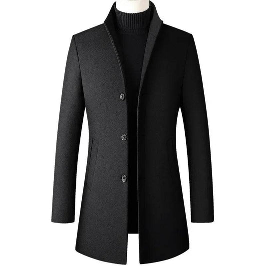 TFETTERS Men's Trench Coat - Korean Fashion for Business Casual Style - Buy Center