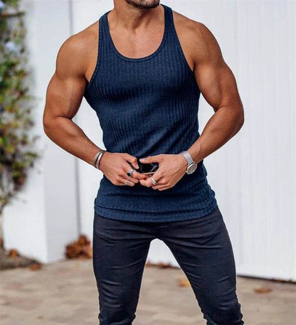 ENUKI Men's Gym Tank Top - Breathable Sleeveless Sports Vest for Summer - Buy Center