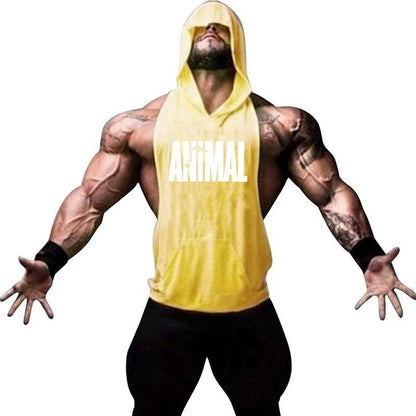 Men's Sleeveless Gym Top - Casual Bodybuilding Fitness Tank Shirt - Buy Center