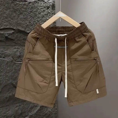 Casual Men's Summer Loose Shorts - Quick Drying, Solid Color Style - Buy Center