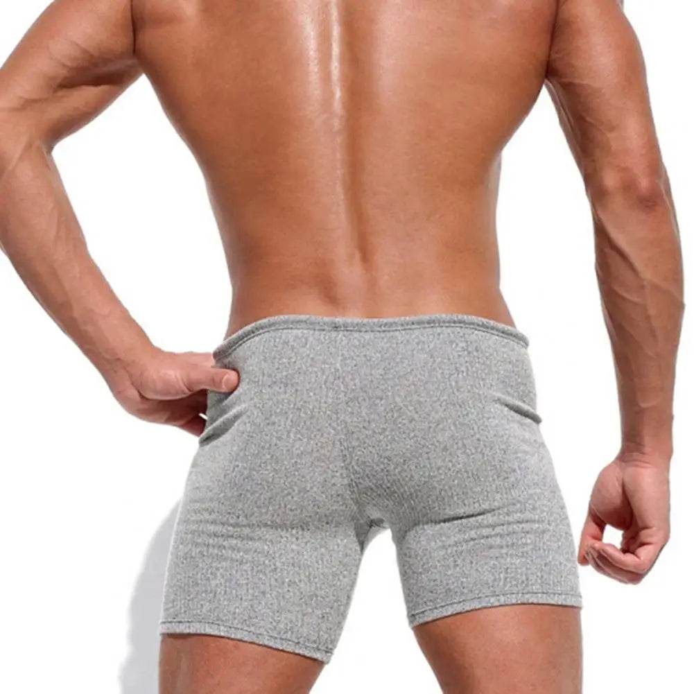 Casual Summer Men’s Shorts - Slim Fit Elastic Waist Above Knee Length - Buy Center