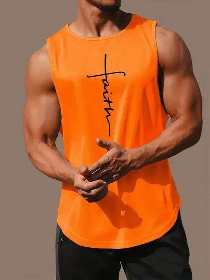 Men's Summer Round Neck Tank Top - Casual Gym Fitness Vest - Buy Center