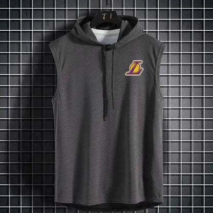 Summer Breathable Hooded Basketball Vest - Quick-Drying Sleeveless Top - Buy Center