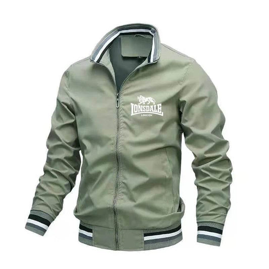 LONSDALE Men's Windbreaker Jacket - Casual Military Style for All Seasons - Buy Center