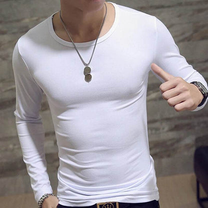 Bigsweety Men's Slim Fit Turtleneck Pullover - Casual Solid Color Top - Buy Center