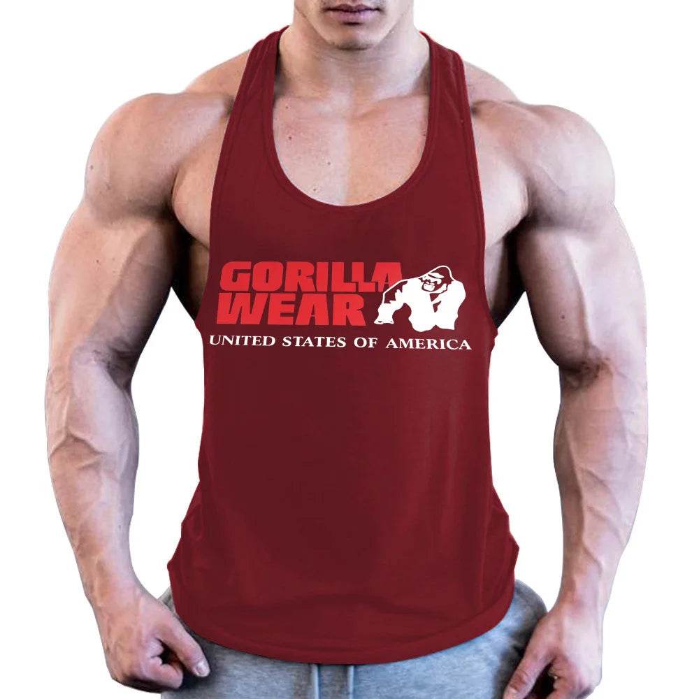Men's High-Quality Cotton Fitness Vest - Sweat-Absorbent Bodybuilding Top - Buy Center