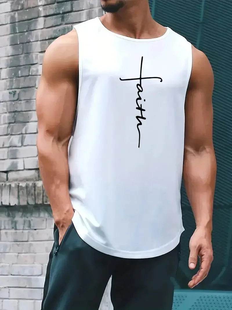 Men's Summer Round Neck Tank Top - Casual Gym Vest, Plus Size Available - Buy Center