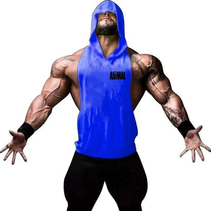 Men's Sleeveless Gym Top - Casual Bodybuilding Fitness Tank Shirt - Buy Center