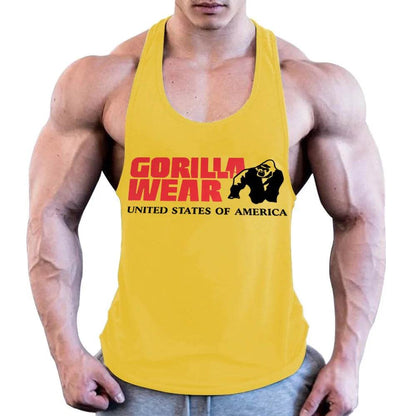 Men's High-Quality Cotton Fitness Vest - Sweat-Absorbent Bodybuilding Top - Buy Center