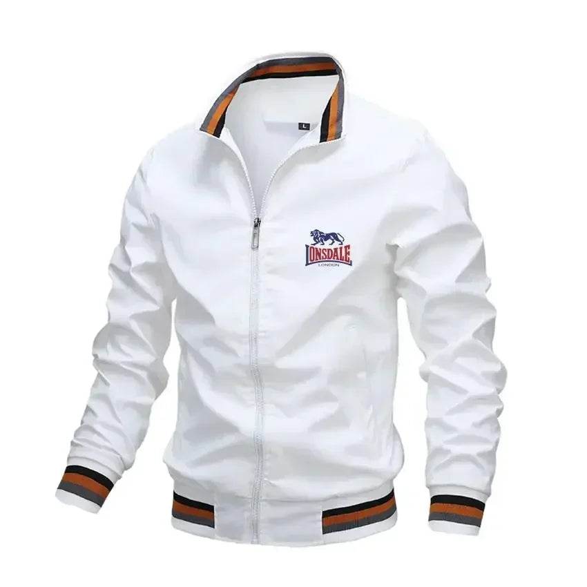 LONSDALE Men's Slim Fit Aviator Jacket - Spring Autumn Casual Fashion - Buy Center