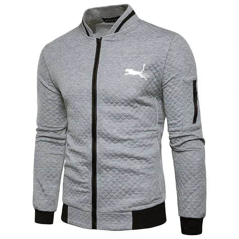 Men's Casual Sportswear Zipper Cardigan - Lightweight Spring Autumn Fashion - Buy Center