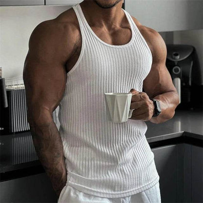 ENUKI Men's Gym Tank Top - Breathable Sleeveless Sports Vest for Summer - Buy Center