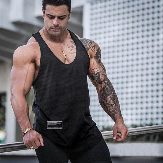 Muscleguys Men's Quick Dry Fitness Tank Top - Slim Fit Sleeveless Shirt - Buy Center