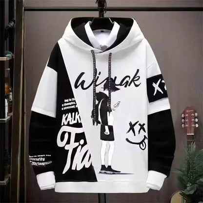 2024 Men's Graphic Hoodie - Casual Hip Hop Style for Streetwear Lovers - Buy Center