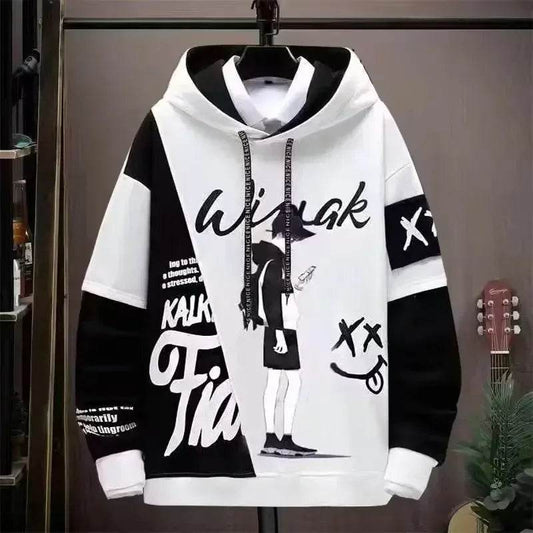 2024 Men's Graphic Hoodie - Casual Hip Hop Style for Streetwear Lovers - Buy Center