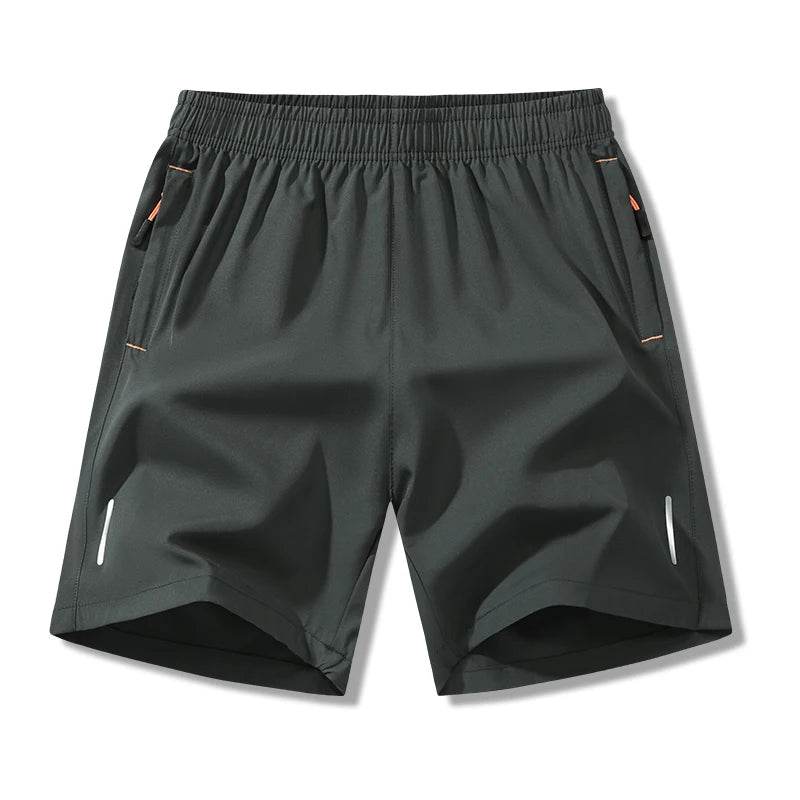 Comfortable Men's Sports Shorts - Elastic Waist, Breathable Casual Wear - Buy Center