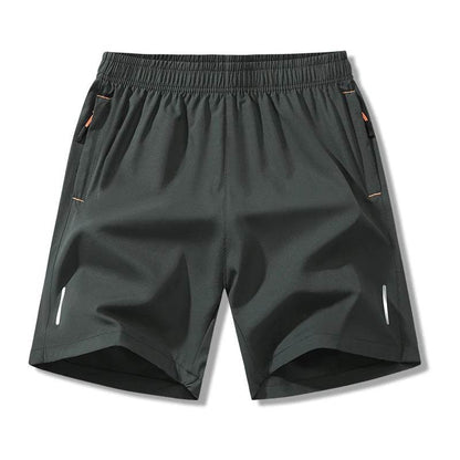 Comfortable Men's Sports Shorts - Elastic Waist, Breathable Casual Wear - Buy Center