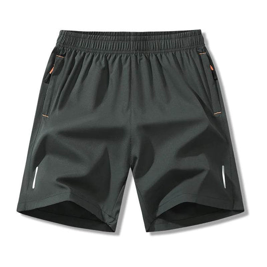 Comfortable Men's Sports Shorts - Elastic Waist, Breathable Casual Wear - Buy Center