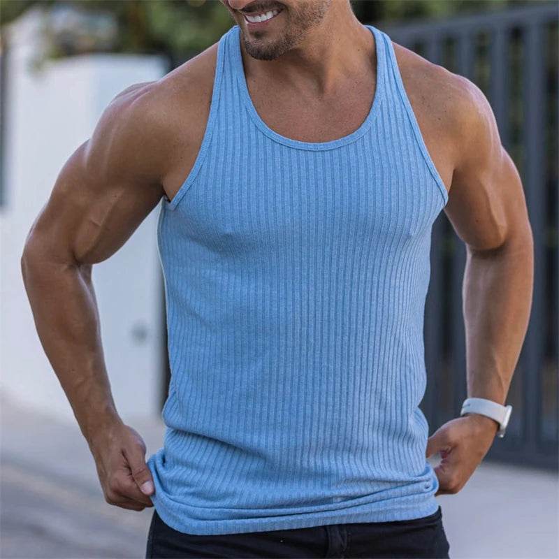 FATHER SONS Men's Quick-Drying Breathable Tank Top - Fitness & Casual Style - Buy Center