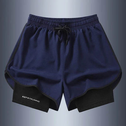 Men's Summer Casual Shorts - Anti-Exposure Double-Layer Running Pants - Buy Center