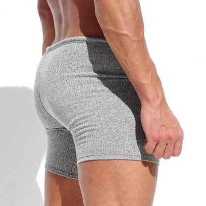 Casual Summer Men’s Shorts - Slim Fit Elastic Waist Above Knee Length - Buy Center