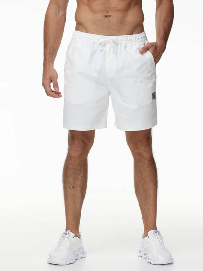 Men's Casual Twill Shorts - 7 Inch Stretch Cargo with Zipper Pockets - Buy Center