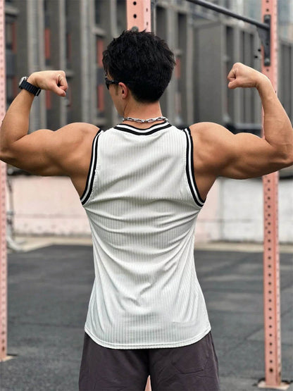Summer Men's Bodybuilding Tank Top - Casual Sleeveless Gym Shirt - Buy Center