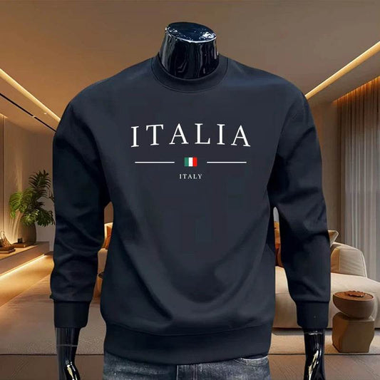TLIT Printed Pullover Hoodie for Men - Casual O-Neck Long Sleeve Wear - Buy Center