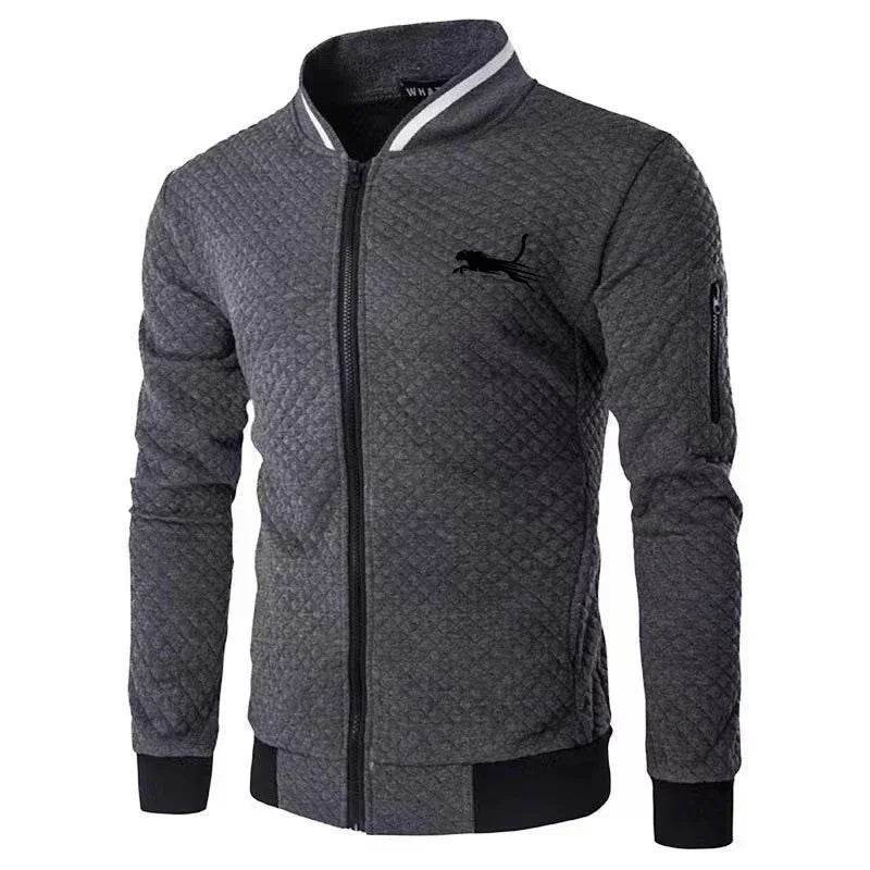 Men's Casual Sportswear Zipper Cardigan - Lightweight Spring Autumn Fashion - Buy Center