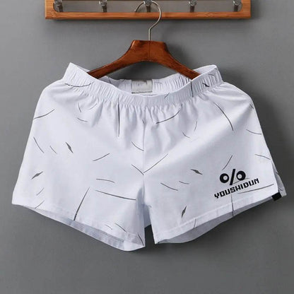 Comfortable Men's Home Lounge Pants - Soft Breathable Boxer Shorts - Buy Center